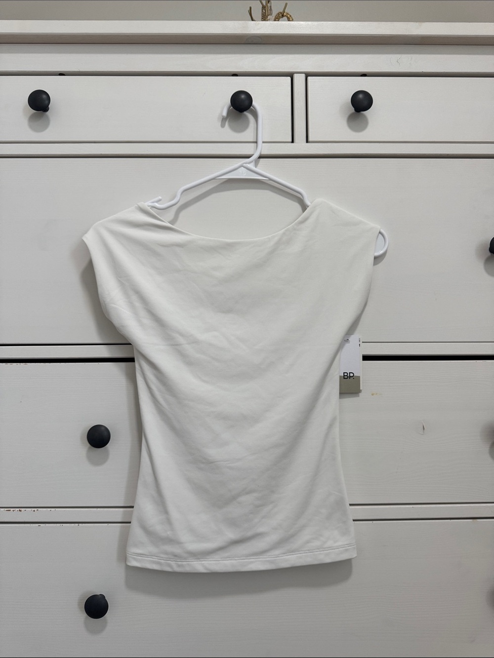bp White Cap Sleeve Tee